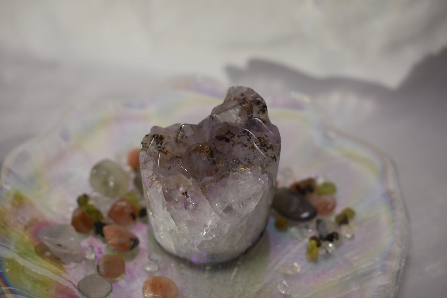 Garden Amethyst Cylinder