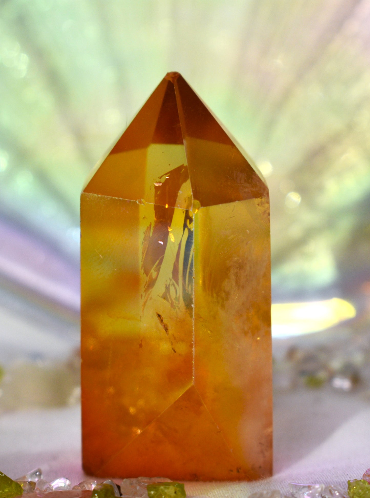 Aura coated Clear Quartz