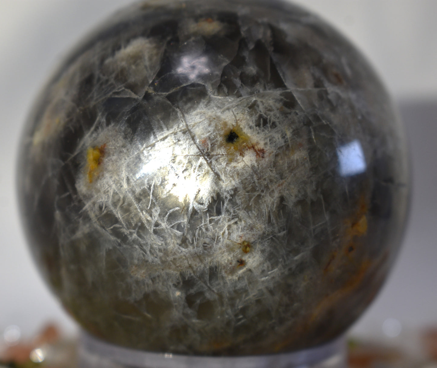 Black Moonstone Sphere