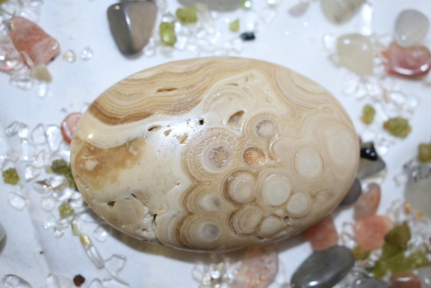 Amber Calcite Palms