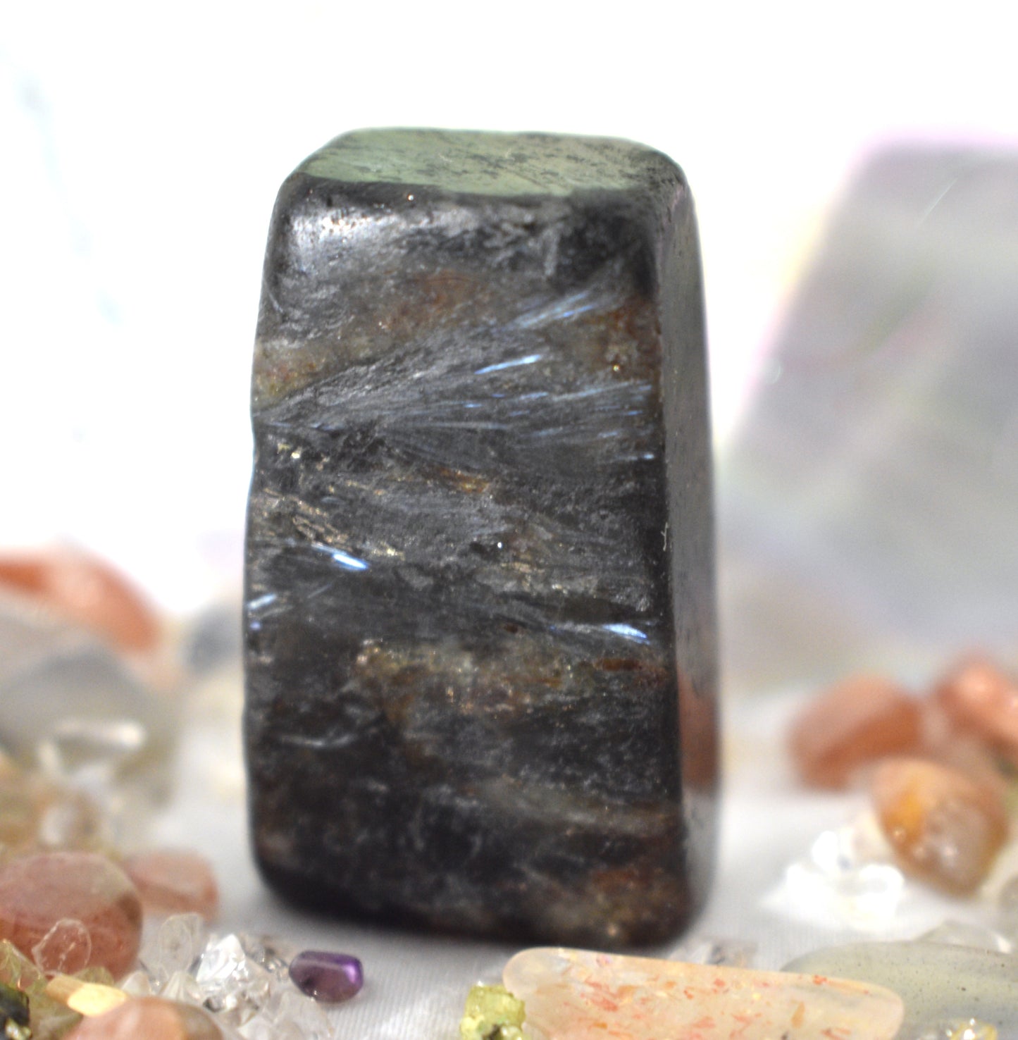 Astrophyllite with Blue needles Freeform