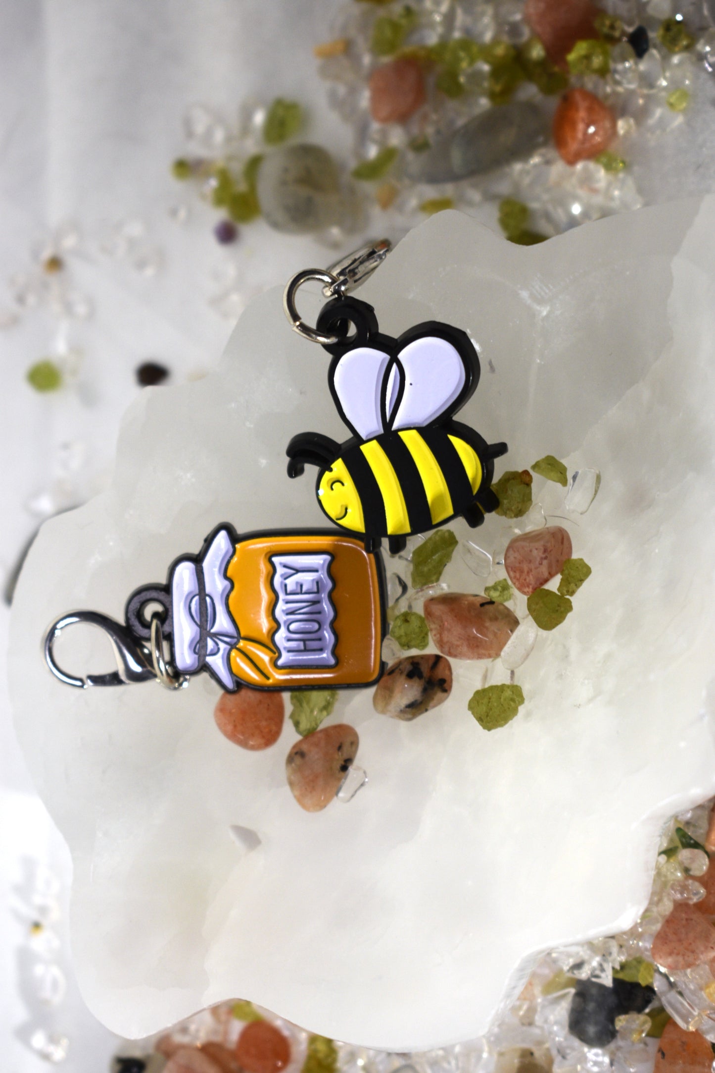 Save the Bees Keychain attachment