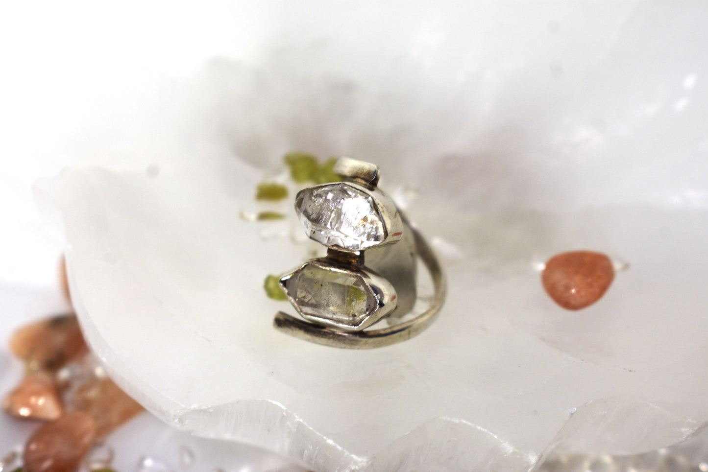 Herkimer Diamond Ring