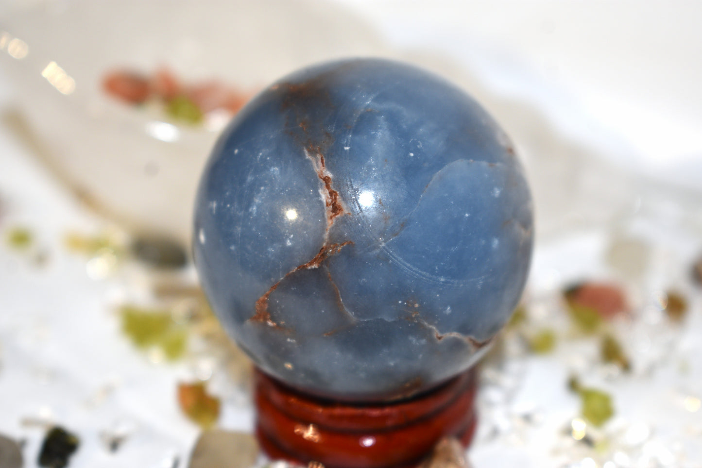 Angelite sphere