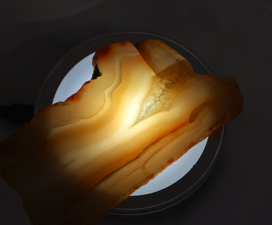 Luna Agate Slice