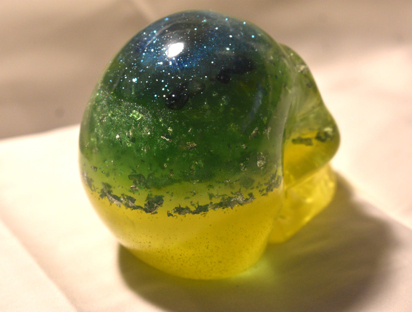 Resin Skull Figure