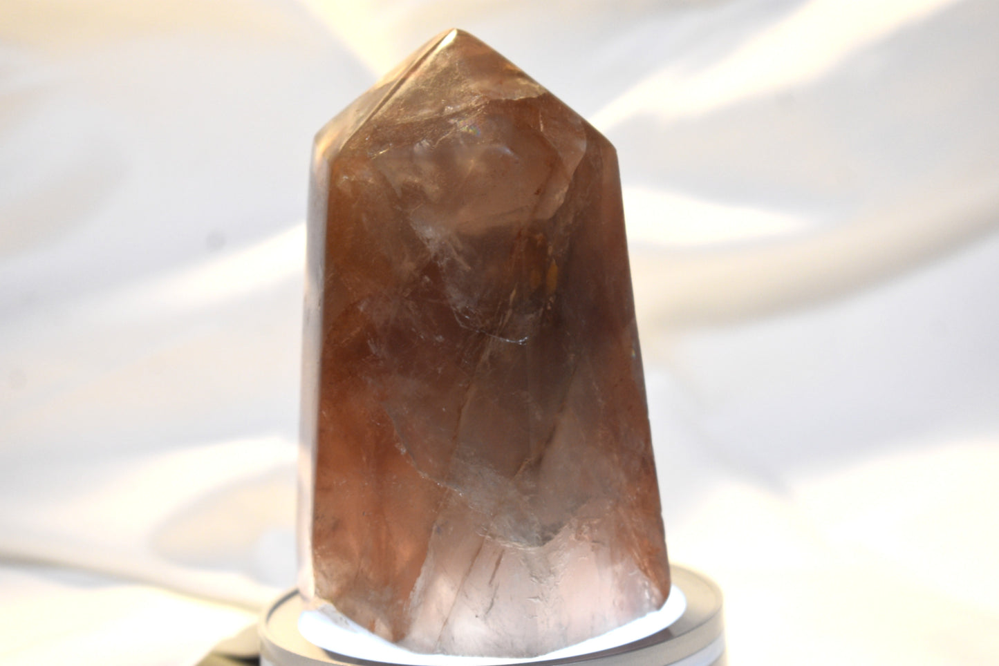 Smoky Fire Quartz Tower
