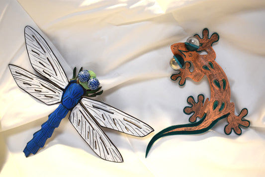 Hand Painted Hangable Decorations lot