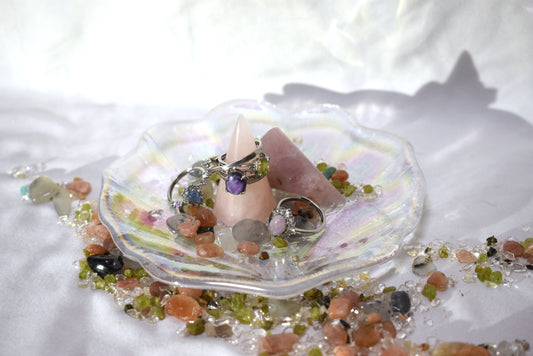 Rose Quartz Ring Holder Charger