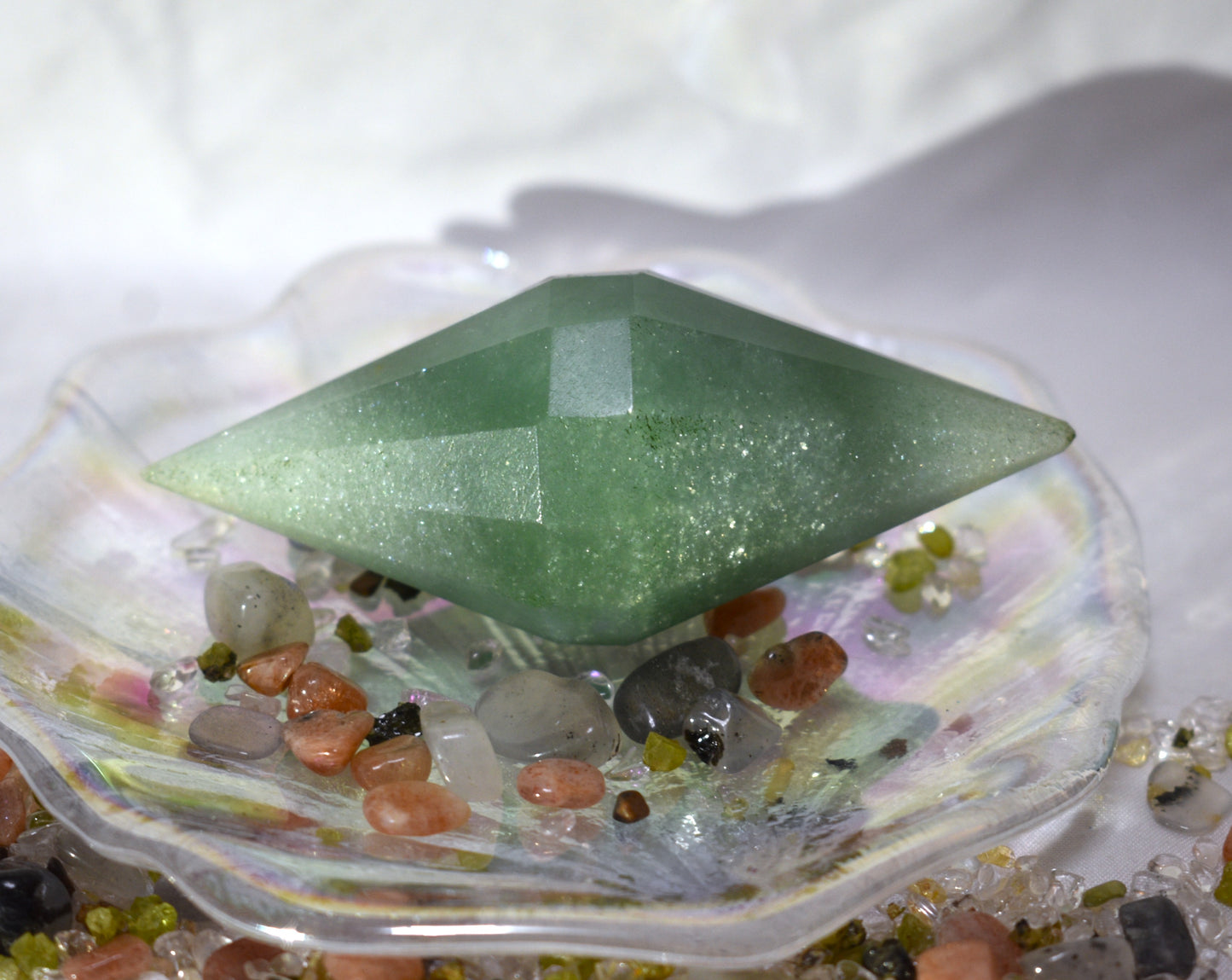 Green Adventurine Mudra Extra Large