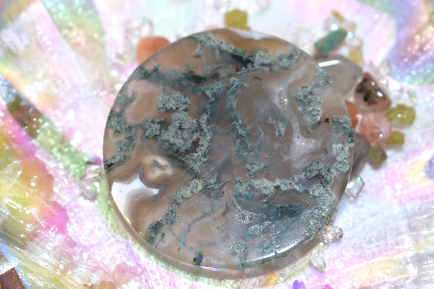 Moss Agate Slice