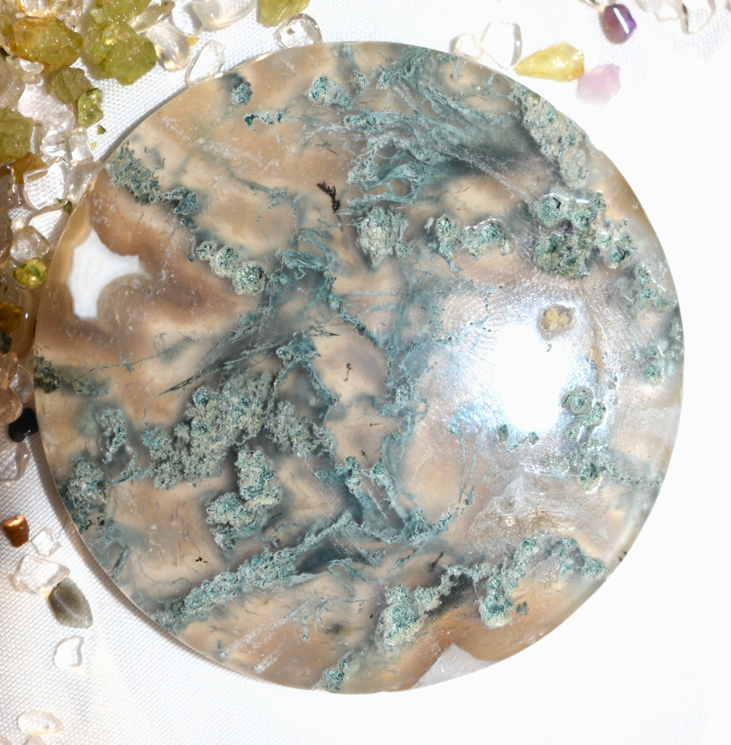 Moss Agate Slice
