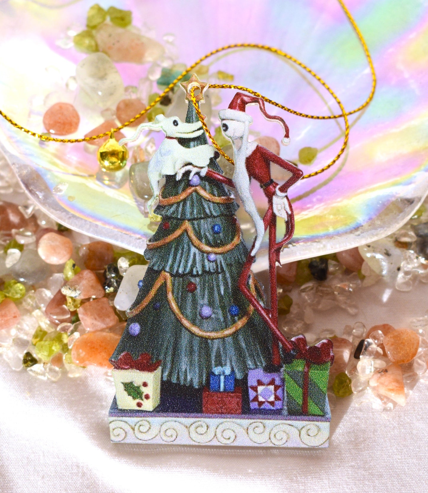 Jack Skelington and Zeros Christmas Decoration