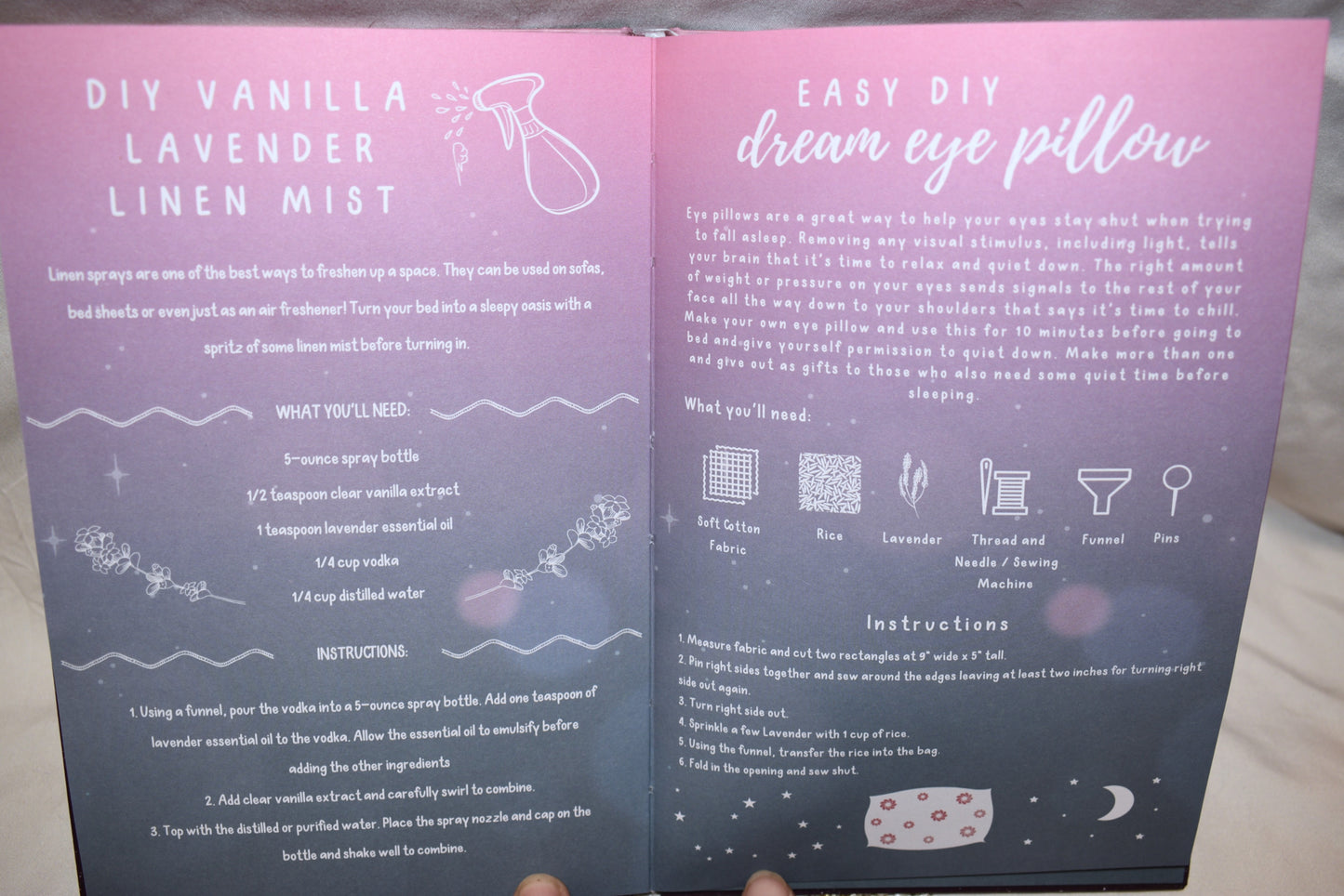 Sleep Intention Book