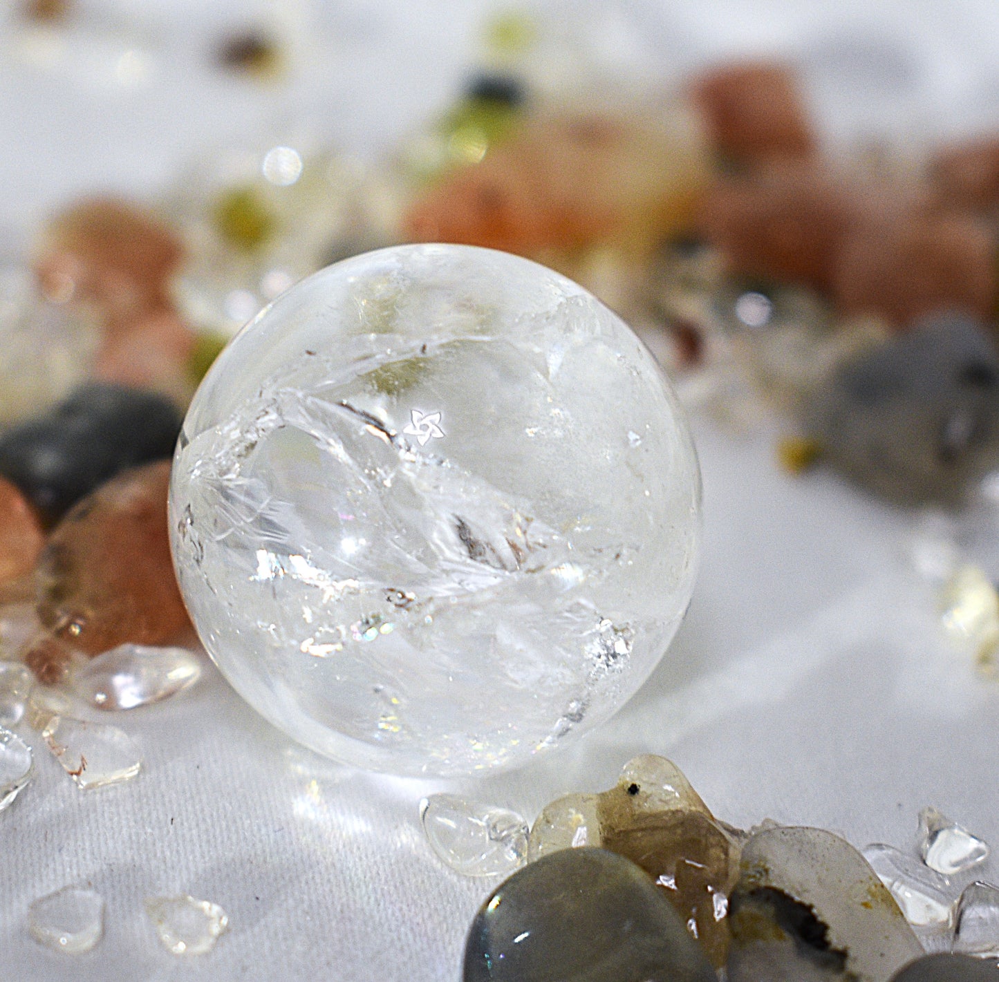 Clear Quartz mini Sphere lot