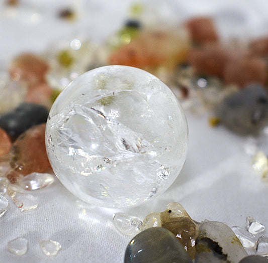 Clear Quartz mini Sphere lot