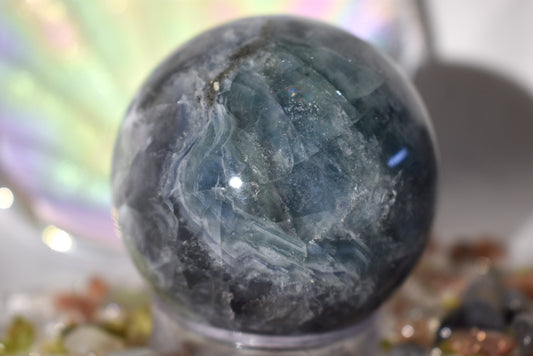 Rainbow Fluorite Sphere