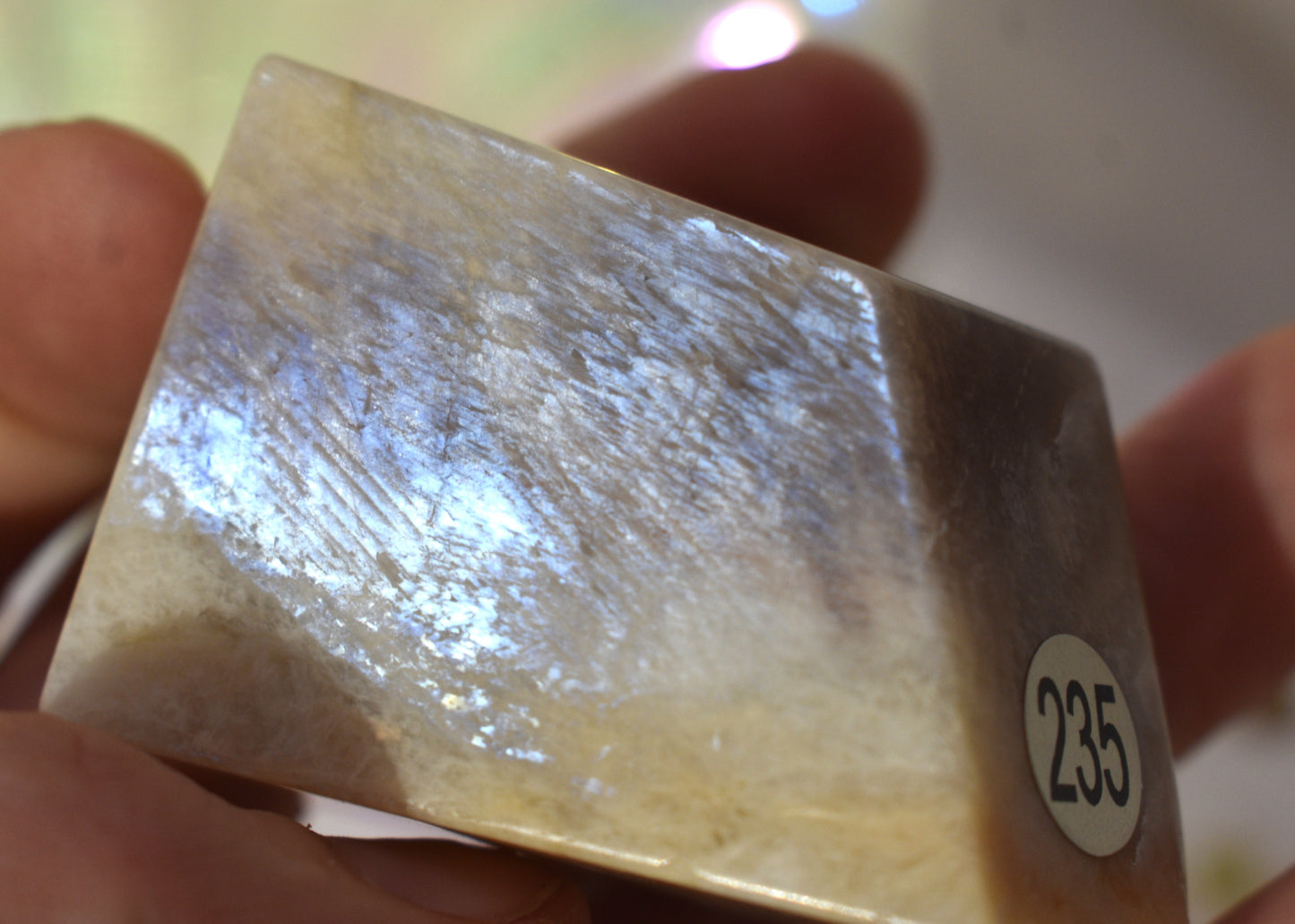 Peach Moonstone and Sunstone Freeform