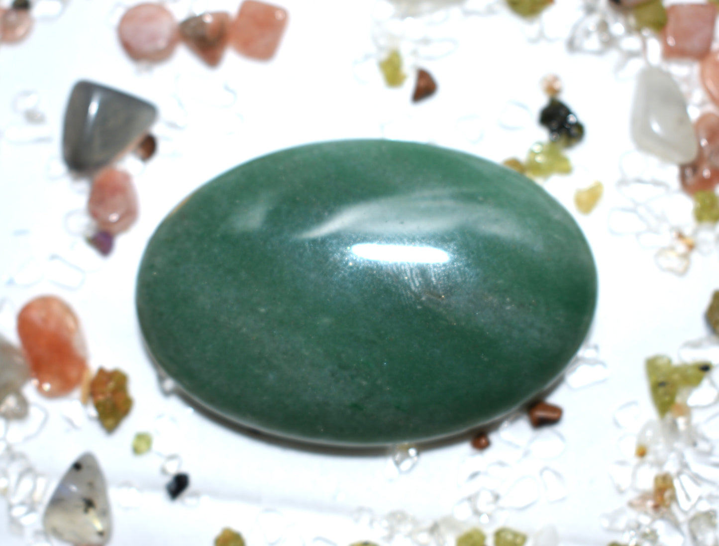 Green Aventurine Palm