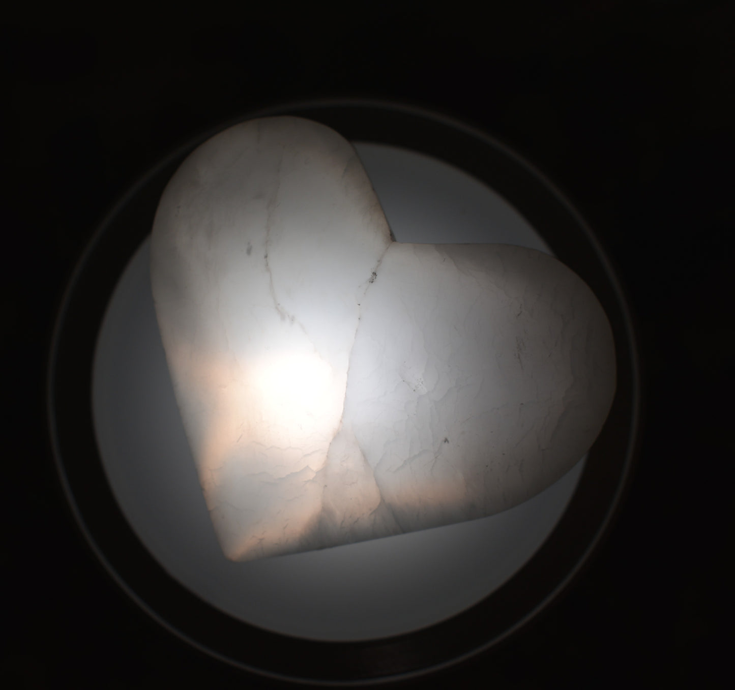 Selenite Heart