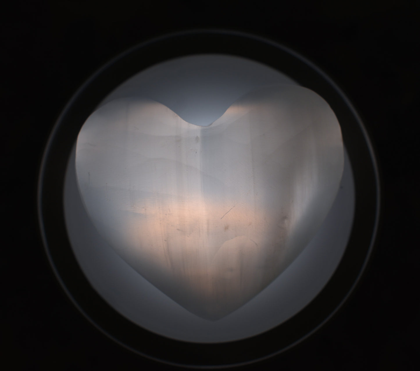 Selenite Heart