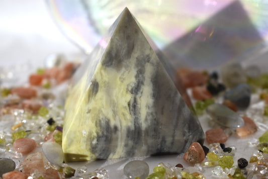 Jade Pyramid Carving