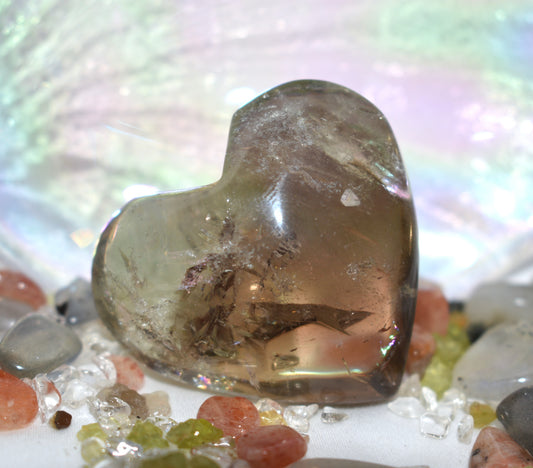 Smoky Quartz Heart