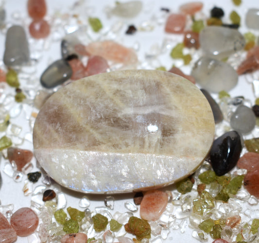 Moonstone Palm with blue flash
