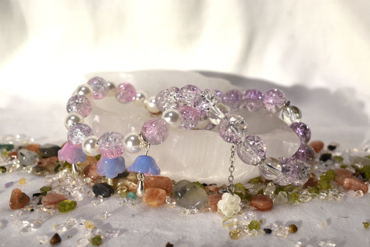 Pink Costume Jewelry Bracelet
