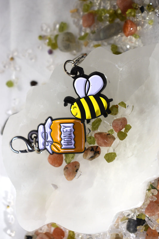 Save the Bees Keychain attachment