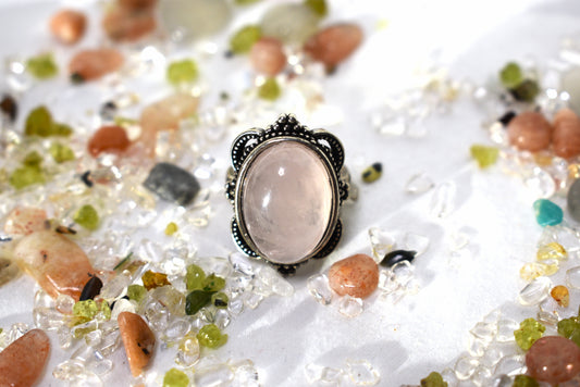 Rose Quartz Ring