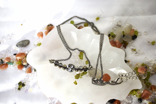 Gemstone Silver Necklace
