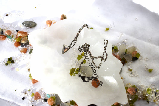 Silver Triangle Necklace