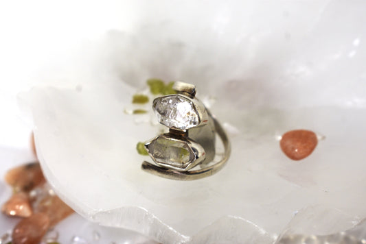 Herkimer Diamond Ring