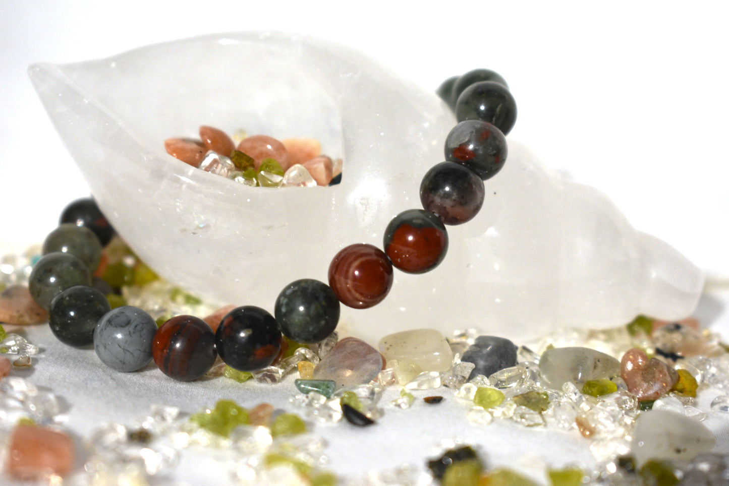 Blood stone bracelet