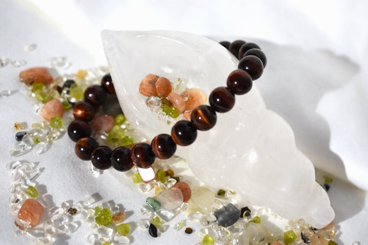 Red tiger eye bracelet