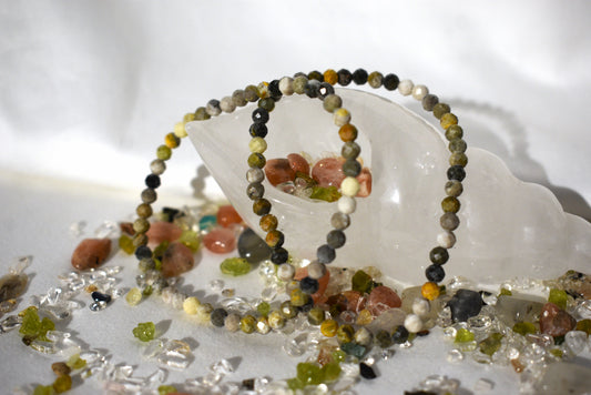 Bumble bee jasper bracelet