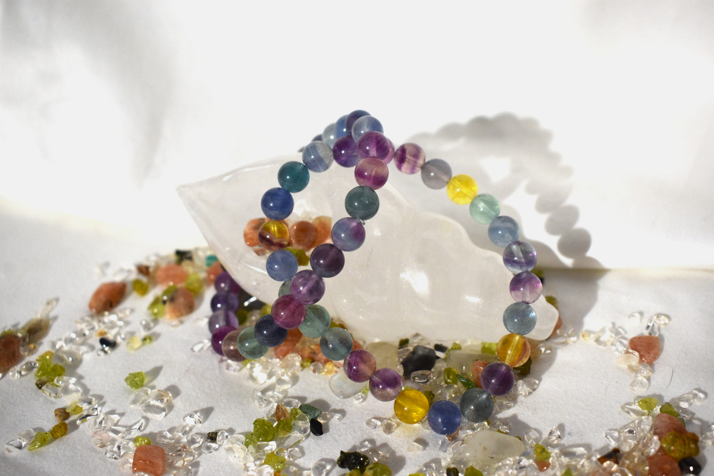 Candy fluorite bracelet
