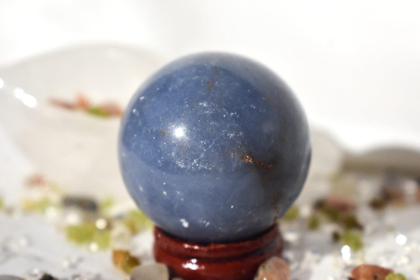 Angelite sphere