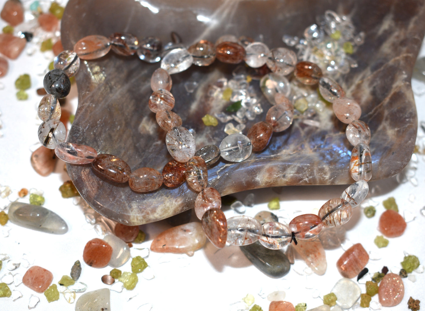 Super 7 with rutile bracelet